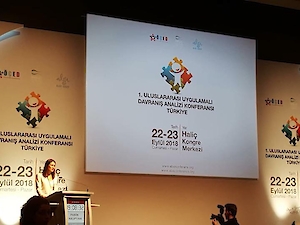 Uluslararasi Uygulamali Davraniş (Aba) Analizi Konferansina Katildik.