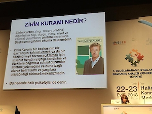 Uluslararasi Uygulamali Davraniş (Aba) Analizi Konferansina Katildik.