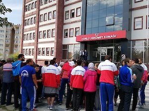 Sayın Çorlu Kaymakamımız Levent Kiliç&#039;i Uğurladık.