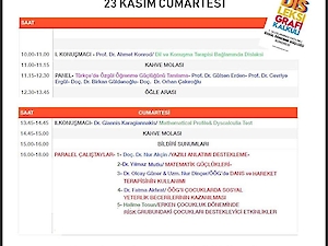 1. Uluslararasi Katilimli Özgül Öğrenme Güçlüğü Kongresi Gerçekleşti