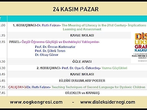 1. Uluslararasi Katilimli Özgül Öğrenme Güçlüğü Kongresi Gerçekleşti